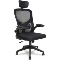 MotionGrey - Chaise de bureau ergonomique MC2 - Assise en mousse haute densité avec accoudoirs relevables - Noir-Conçu pour soutenir votre posture grâce à un support lombaire adaptatif et plusieurs réglages pour un confort toute la journée