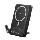 INIU MagPro Slim 10000mah Power Bank - Black-Latest Qi2-Certified 15W Wireless Charging: Solves the industry's slow wireless magnetic charging issue, powering your iPhone 16 up to 57% in just 25 minutes — nearly as fast as wired charging.