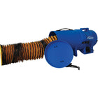 Matrix Industrial 8" Air Blower with 25' Ducting & Canister-12 V, 22 A single-speed motor with thermal protection