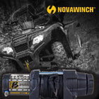 Novawinch Super B 2,500 lb 12V Electric ATV/UTV Winch with Synthetic Cable and Handbar Switch-Mechanical plus automatic load holding brake