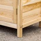 Outsunny - Abri de jardin en bois Outsunny avec étagère intérieure et double porte-Bois de sapin massif assurant une performance durable en extérieur  
