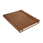 TRU RED Lined Flexi Cover Journal - 8 x 10 - Cognac-Acid Free Paper
