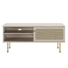 Modway Cambria 47" TV Stand - White-Non-Marking Foot Caps
