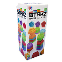 University Games Stakz Tile Laying Game-Quality: With the ideal weight and long-lasting durability, play again and again with balanced game pieces