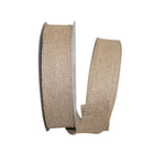JAM Paper - Ruban en toile de jute à bords filaires - 1 1/2" de largeur x 10 verges - Naturel-Taille : 1-1/2 po x 25 verges