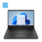 HP - Ordinateur portable 14 po - Processeur Intel N150, 128 Go UFS, 4 Go RAM, Windows 11 Famille en mode S avec 1 an d'abonnement à Microsoft 365- Windows 11 Famille en Mode S : Faites l’expérience de Windows le plus sûr jamais construit, avec des temps de démarrage rapides, une réactivité accrue et une protection supplémentaire contre les tentatives d’hameçonnage et les logiciels malveillants