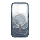 Gear4 - etui Milan Snap en D3O - iPhone 14 Pro, tourbillon bleu-Fait de D3O Crystalex transparent
