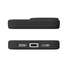 Avana - Étui Velvet MagSafe pour iPhone 17 - Cendre-Le rebord et les bords surélevés protègent votre écran