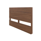 Nexera Panel Headboard - Queen Size - Walnut-Perfectly matches any queen size beds from Nexera and can be paired with Nexera Extension Panels (sold separately)