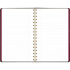 Mead West Village Coil Hardcover Notebook - 9" H x 6" W - Black - 80 Sheets-Dual Storage Pocket: Keep loose papers and essentials neatly tucked away