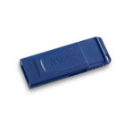 Verbatim 128 GB USB Flash Drive - Blue-Retractable USB connector means no cap to lose