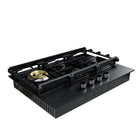 Fotile Tri-Ring Series Gas Cooktop - 30" - Moonshadow Grey-Fast Ignition System