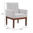 Zuo Senzil Dining Chair - Ivory-3 year limited warranty