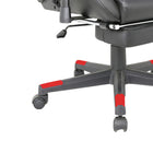 TygerClaw - Chaise de Gaming en Tissu avec Coussin Lombaire et Repose-Jambes-Le coussin lombaire améliore le confort général, assurant un bon alignement et réduisant les tensions