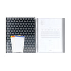 Hilroy Hockey Canada One Leaf Notebook - 10-1/2 H x 8-5/8" W - Black-Poly Pocket