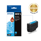 Epson T302 Ink Cartridge - High Capacity - Cyan-Brilliant prints on both plain and glossy paper