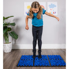 Bintiva Pebblestone Tactile Mat - Set of 2-The tactile pebble mat may be helpful to children or adults with a diagnosis of ADHD, sensory processing disorders, or autistic spectrum disorder