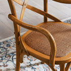 Modway Gear Dining Armchair - Walnut-No Assembly Required