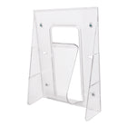Deflecto Stand-Tall Wall Mounted Magazine Display - 1 Compartment - Magazine Size - Clear-High-tension, spring action bracket keeps literature upright