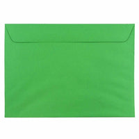 JAM Paper - Enveloppes lisses Brite Hue en papier recyclé de format livret, 9 x 12 po, vert festif, 1000 par paquet-Vert