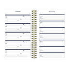 Blueline - Agenda Scolaire Hebdomadaire/Mensuel - 8 po H x 5 po l - Motif Blossom - Anglais-Jours fériés