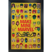 Make Mine Marvel - Framed Print - 25" x 37"-High-quality art print professionally matted and framed