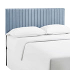 Modway Keira Performance Velvet Full/Queen Headboard - Light Blue-Durable Stain-Resistant Fabric