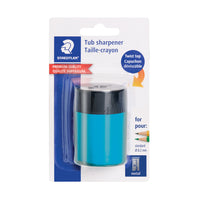 Staedtler - Aiguiseur en métal avec réceptacle cylindrique - 1 trou - 1 paquet-Manuel