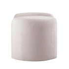 Modway Nebula Upholstered Performance Velvet Ottoman - Pink-Ottoman Capacity: 275 lbs.