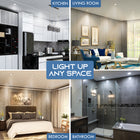 Impotek 6" LED 12W 5CCT Dimmable Recessed Ceiling Light - 12 Pack-6