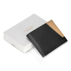 Champs Iconic Leather Top Wing Wallet - Black/Ivory-2 slot pockets