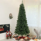 HOMCOM - Sapin de Noël artificiel de 9 pieds avec ouverture automatique - vert-Il est peu probable que les branches ignifuges prennent feu ou causent de graves dommages à la maison  