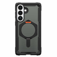 UAG Plasma XTE Rugged Kickstand Cell Phone Case with Magnets for Galaxy S26+ - Black/Orange-Integrated Kickstand with Multiple Viewing Modes