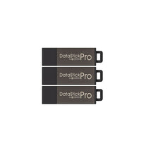 Centon 8GB USB 2.0 Datastick Pro ValuePack - Grey - 3 Pack-USB 2.0 8GB