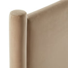 Modway Rael Performance Velvet King Headboard - Taupe-5