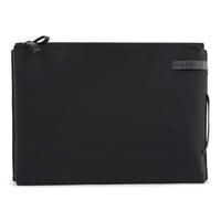 Bugatti Madison 15.6" Laptop Sleeve - Black-Made of 100% nylon with vegan leather trims