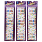 Ashley Productions Magnetic Die-Cut Small Foam Nameplates & Labels - Confetti - 30/Pack - 3 Pack-Easy to grab heavy duty tactile foam pieces with strong magnet