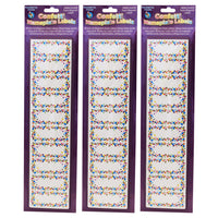 Ashley Productions Magnetic Die-Cut Small Foam Nameplates & Labels - Confetti - 30/Pack - 3 Pack-Easy to grab heavy duty tactile foam pieces with strong magnet