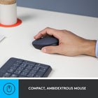 Logitech MK235 Wireless Keyboard & Mouse Combo - Grey - English (920-007897)-Long life UV-coated, abrasion-resistant keys designed to last over 5 million keystrokes