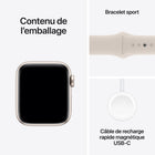 Apple - Watch SE (2e génération) - 40 mm - GPS - Boîtier en aluminium comete avec bracelet sport comete - Petit / Moyen-Gardez Le Contact – Textez, téléphonez, écoutez musique et balados, utilisez Siri, appelez les secours avec Urgence SOS. Apple Watch SE (GPS) fonctionne avec votre iPhone ou un réseau Wi-Fi pour vous aider à garder le contact