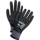 Zenith Safety Full Dip Coat Gloves - Size 8 - 12 Pack-15-gauge seamless nylon/spandex shell with 100% acrylic lining for superior cold protection