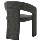 Modway Oslo Barrel Fabric Upholstered Dining Accent Chair - Anthracite-8