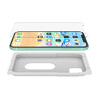 Belkin - Protecteur d’écran Belkin pour iPhone 11/iPhone XR en verre trempé traité antimicrobien - transparent-Application sans faille: Le protecteur d’écran en verre trempé antimicrobien peut être appliqué sur votre téléphone par un professionnel qualifié, à l’aide d’un système d’application spécialement conçu à cet effet. Si vous ne pouvez pas vous rendre chez votre revendeur local, nous avons inclus un plateau Easy Align pour une application à domicile facile et sans bulles.