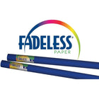 Fadeless Bulletin Board Art Paper, Royal Blue, 48" x 12', 4 Rolls-Ultra fade-resistant