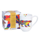 Oscardo Alpha Bear by Dawn Oman Porcelain Mug - 485ml-Microwave & Dishwasher Safe - Made for convenient everyday use and effortless cleaning