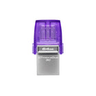 Kingston DataTraveler microDuo 3C USB Type-C and Type-A Flash Drive - 64GB -USB 3.2 Gen 1
