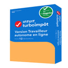 TurboTax Online Self-Employed Edition 2025 - 12 Returns - Bilingual -Provides guidance on self-employment income and expenses, including businesses on the side and home-based businesses