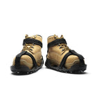 Impacto Sasquatch Hexagonal Steel Ice Cleats with Straps - Small - Men 6.5-8/Women 8.5-9.5 - Black - 1 Pair-Ice traction cleats BITE into ice and snow