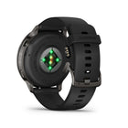 Garmin Venu 4 Smartwatch - 45 mm - Slate with Black Silicone Band-Everyday utility: A bright LED flashlight provides convenient illumination when you need it. Make and take phone calls from your wrist when your watch is paired to your smartphone. You can even control watch functions with voice commands — or use your smartphone’s voice assistant to respond to text messages and more