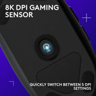 Logitech G203 LightSync RGB Gaming Mouse - Black-Customize G203 RGB gaming mouse lighting via Logitech G HUB with colors, presets, or your own designs. sync with other LIGHTSYNC gear, react to screen color shifts, or flash to the beat for an immersive experience